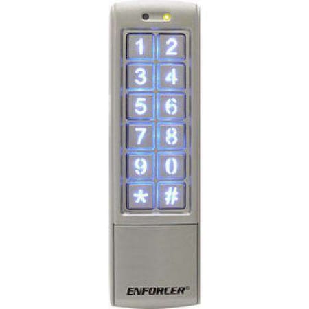 Mullion-Style Outdoor Stand-Alone Keypad With Built-In Proximity Reader (125 KHz). Weathe